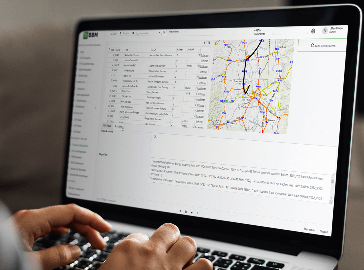 BBM Einsatz bei Riedbahn Korridorsanierung